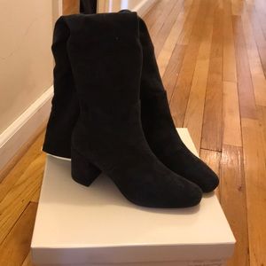 Barney's New York suede over the knee boots
